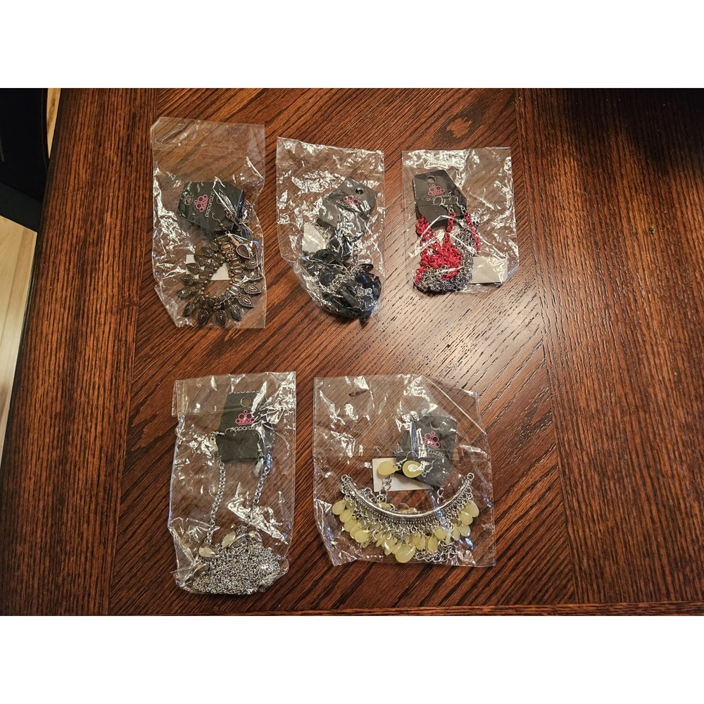 Paparazzi Necklace and Earrings Set Lot of 5 #15 Fashion Jewelry